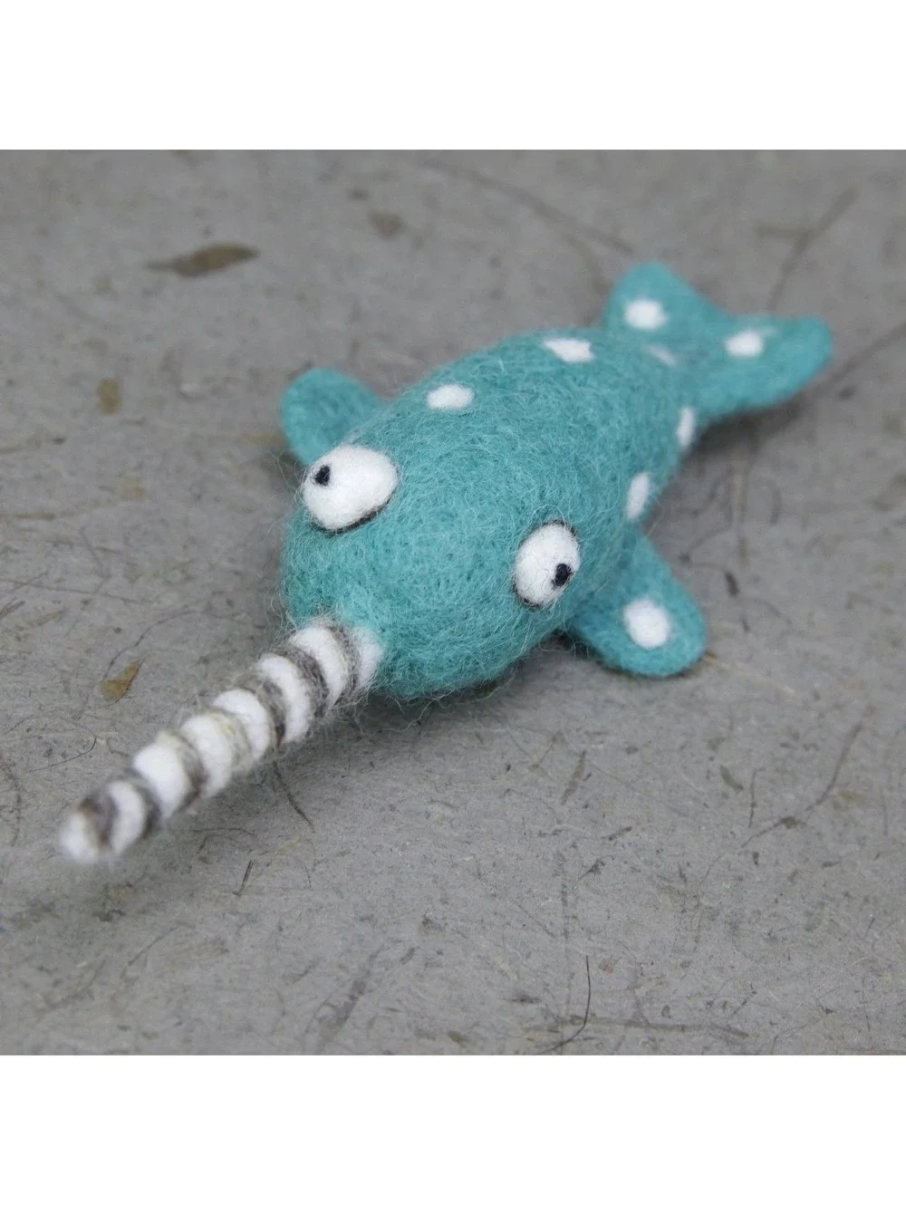 Woolbuddy - Needle Felting Narwhal Kit